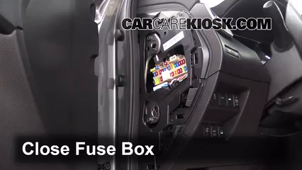 Where is the fuse box on a 2013 nissan rogue